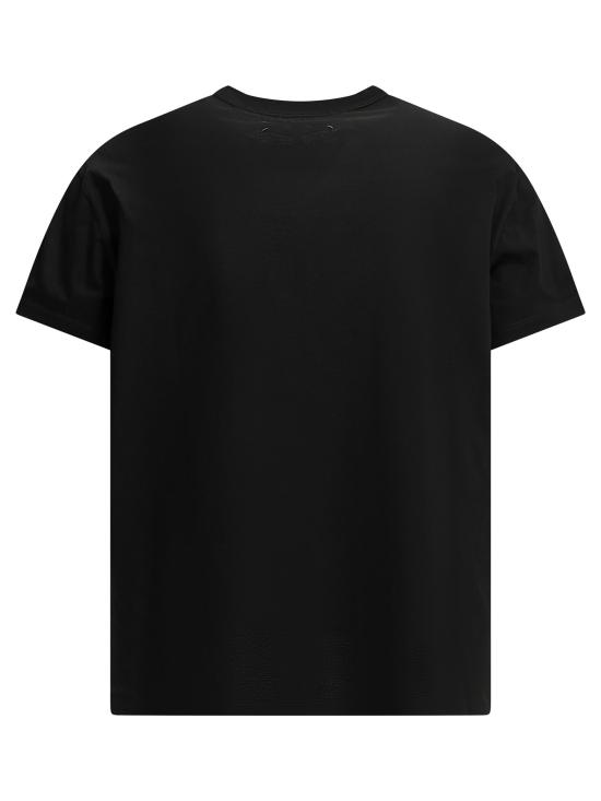 26FW 마르지엘라 로고 코튼 티셔츠 S50GC0736S22816900 BLACK - MAISON MARGIELA