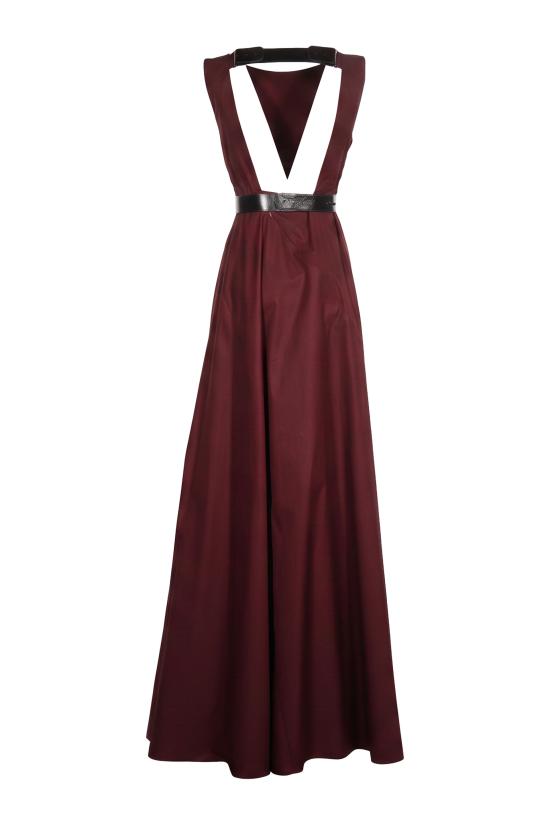  보테가베네타 미디 원피스 462669VE2W18565 Burgundy - BOTTEGA VENETA