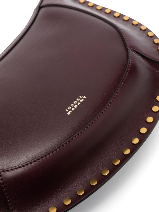 26FW 이자벨마랑 나오코 스터드 레더 백 PP0001FAA1C01M 80BY BURGUNDY - ISABEL MARANT