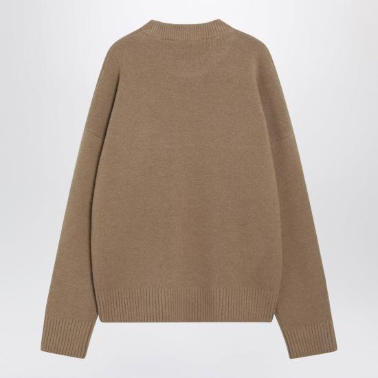 26FW 아미 ADC 크루넥 스웨터 UKS836UKN0135 A278 BEIGE - AMI