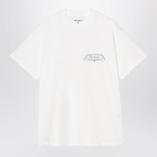 26FW 칼하트 WIP 반팔 티셔츠 I037260CO 02XX WHITE