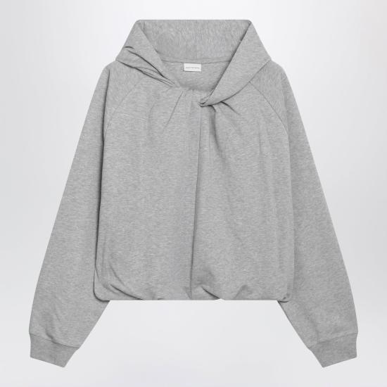 26FW 드리스 반 노튼 후드 티셔츠 0111354612 813 GREY