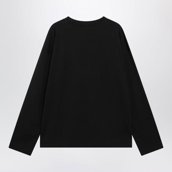 26FW 드리스 반 노튼 반팔 티셔츠 0211084603 900 BLACK - DRIES VAN NOTEN