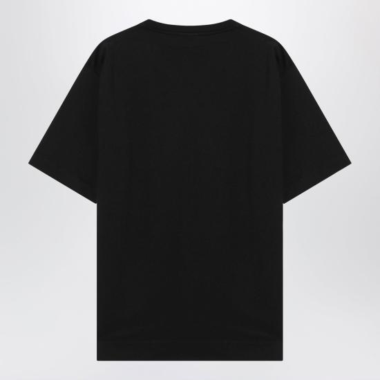 26FW 드리스 반 노튼 반팔 티셔츠 0211004600 900 BLACK - DRIES VAN NOTEN