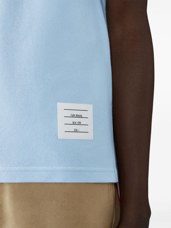 26FW 톰브라운 반팔 티셔츠 MJP136G07976480 LIGHT BLUE - THOM BROWNE