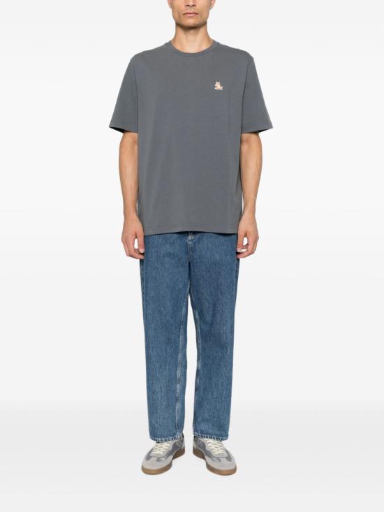 26FW 메종키츠네 반팔 티셔츠 MRMJT37KJ70250585 GREY - MAISON KITSUNE