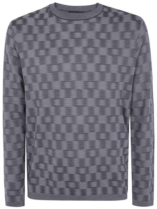 26FW 엠포리오 아르마니 스웨터 EM006276AF29848F8035 GREY