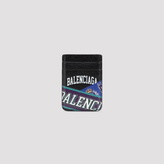 26FW 발렌시아가 캐쉬 마그넷 카드 홀더 캐쉬 마그넷 카드 홀더 6758352ACO8 1084 BLACK - BALENCIAGA