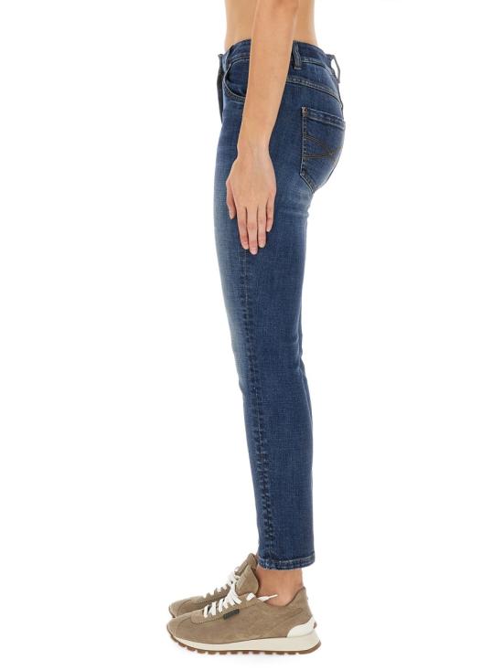  브루넬로 쿠치넬리 스트레이트 팬츠 MB065P5679 C8339 DENIM - BRUNELLO CUCINELLI