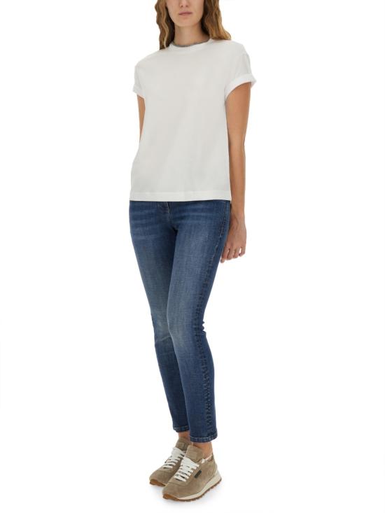  브루넬로 쿠치넬리 스트레이트 팬츠 MB065P5679 C8339 DENIM - BRUNELLO CUCINELLI