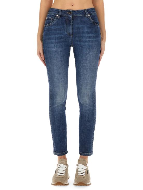  브루넬로 쿠치넬리 스트레이트 팬츠 MB065P5679 C8339 DENIM