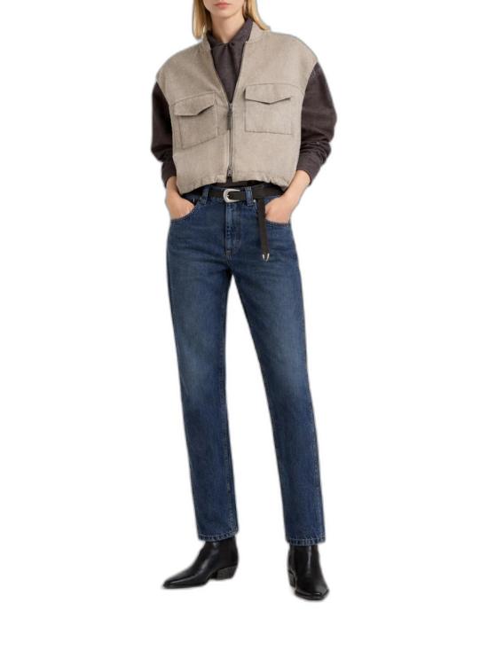  브루넬로 쿠치넬리 스트레이트 팬츠 MA095P5847 C9039 DENIM - BRUNELLO CUCINELLI