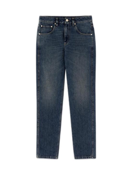  브루넬로 쿠치넬리 스트레이트 팬츠 MA095P5847 C9039 DENIM - BRUNELLO CUCINELLI