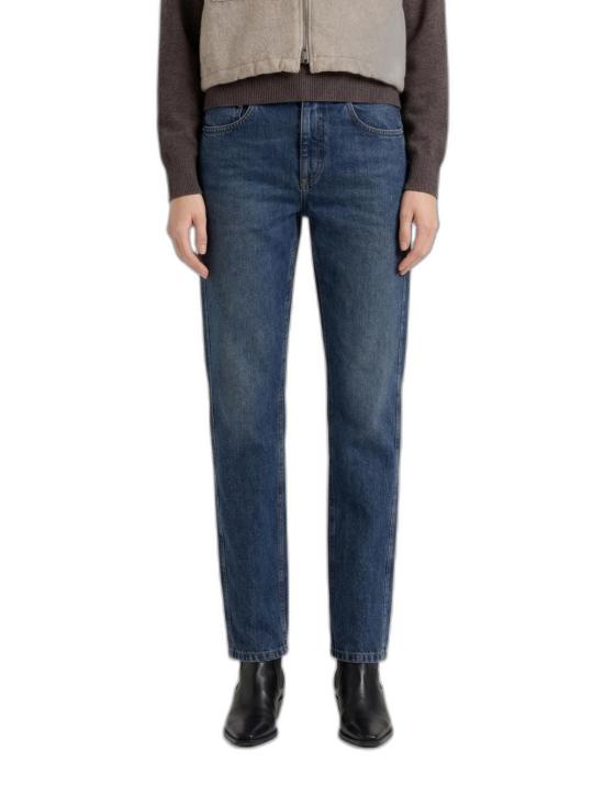  브루넬로 쿠치넬리 스트레이트 팬츠 MA095P5847 C9039 DENIM