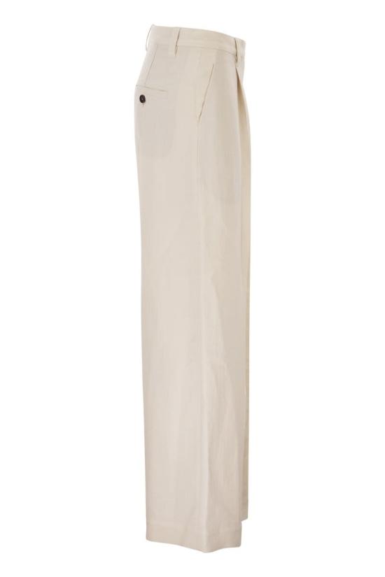  브루넬로 쿠치넬리 스트레이트 팬츠 MH126P9138 C579 IVORY - BRUNELLO CUCINELLI