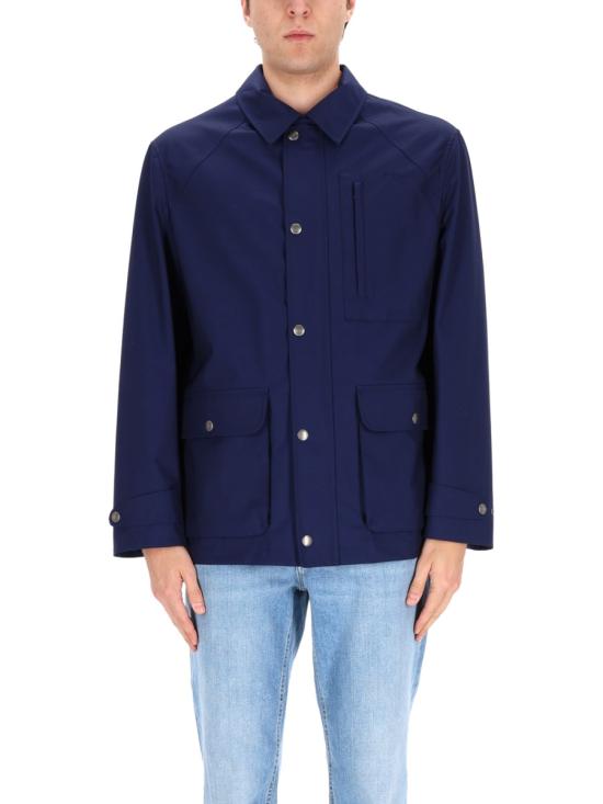  브루넬로 쿠치넬리 자켓 MM4166490 C350 BLUE - BRUNELLO CUCINELLI