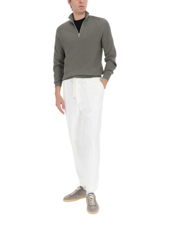  브루넬로 쿠치넬리 캐시미어 스웨터 M29400104 CXS05 GREEN - BRUNELLO CUCINELLI