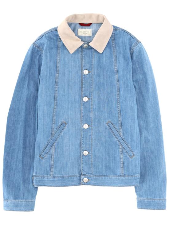  브루넬로 쿠치넬리 데님 블루종 MH2636914 CEH25 DENIM