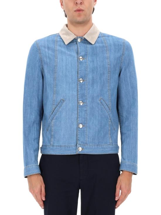  브루넬로 쿠치넬리 데님 블루종 MH2636914 CEH25 DENIM - BRUNELLO CUCINELLI