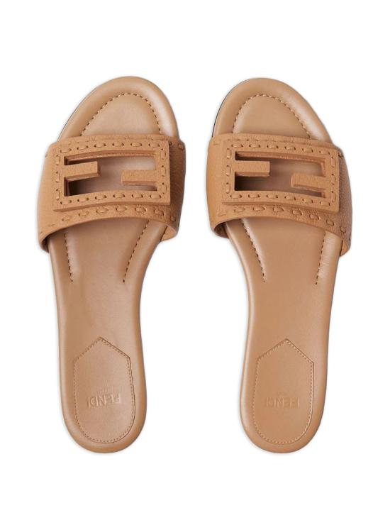  펜디 바게트 시에나 레더 슬라이드 8R8136 AQY2F1WYD BEIGE - FENDI