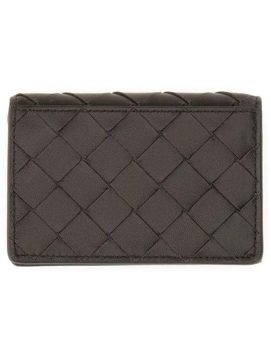  보테가베네타 인트레치아토 카드 케이스 814091 VCPP32132 BROWN - BOTTEGA VENETA
