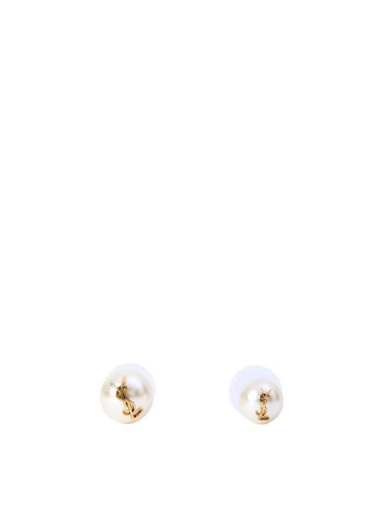  생로랑 카산드라 펄 이어링 691563 Y15269018 GOLD