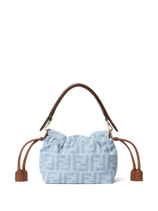  펜디 맘마 바게트 스몰 FF 데님 미니백 8BS105 AY6QF1WM6 DENIM - FENDI