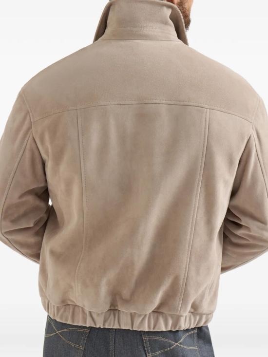  브루넬로 쿠치넬리 컨트리 스웨이드 블루종 MPCAO2071 CZT85 BEIGE - BRUNELLO CUCINELLI