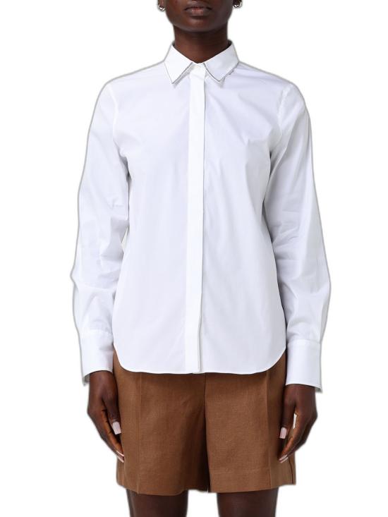  브루넬로 쿠치넬리 모닐리 셔츠 M0091MA606 C159 WHITE