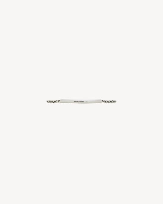  생로랑 튜브 체인 브레이슬릿 779023 Y15008126 SILVER - SAINT LAURENT