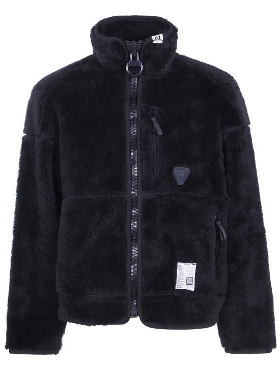26FW 메종 미하라 야스히로 플리스 집업 봄버 재킷 J17BL751 BLACK