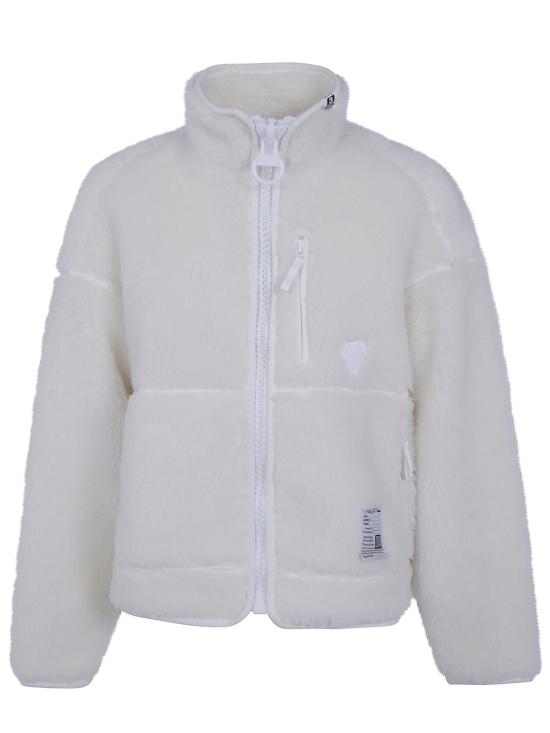 26FW 메종 미하라 야스히로 플리스 집업 봄버 재킷 J17BL751 WHITE