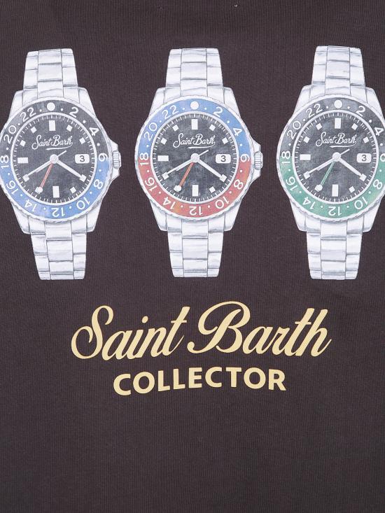 26FW 세인트바쓰 반팔 티셔츠 DLR000103267M 18H BROWN - MC2 SAINT BARTH