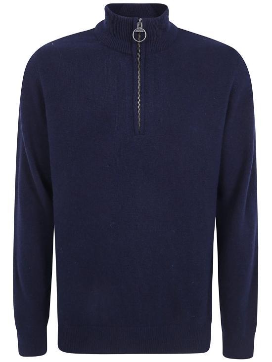 26FW 바버 집업 니트 MKN0837MKN099 NY91 BLUE