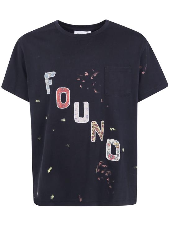 26FW 파운드 반팔 티셔츠 FOFW26TT02012 6362 BLACK