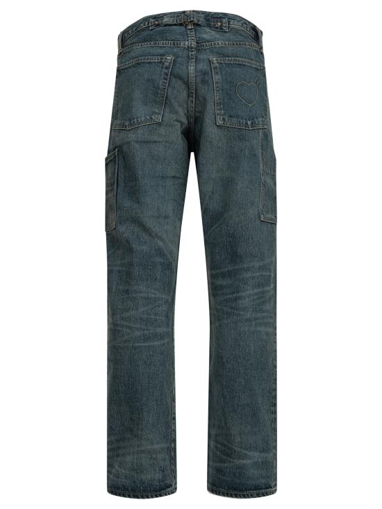 26FW 휴먼메이드 데님 팬츠 HM32PT002INDIGO BLUE - HUMANMADE