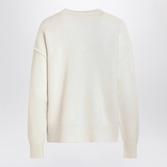 26FW 아미 ADC 크루넥 가디건 UKC368018 151 WHITE - AMI