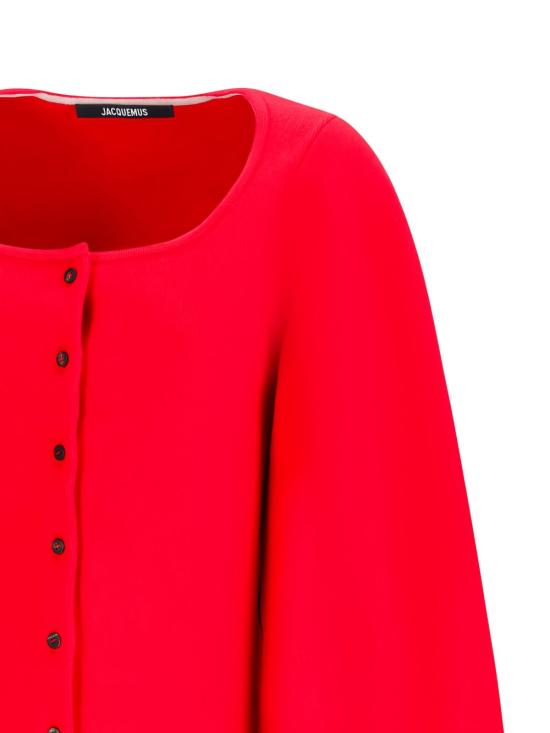 26FW 자크뮈스 스웨터 CDW00845AK00276470 RED - JACQUEMUS