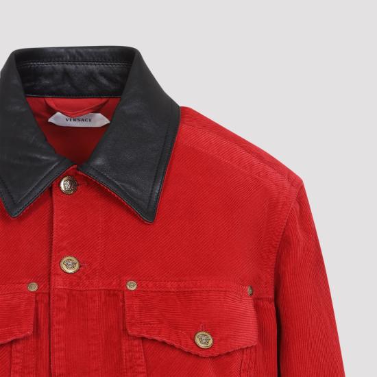 26FW 베르사체 자켓 10267651A191671DA80 RED - VERSACE
