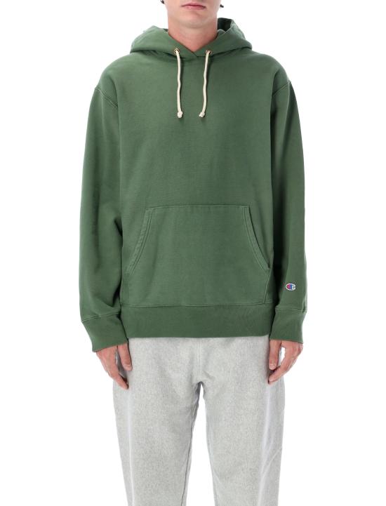 26FW 챔피온 리버스 웨이브 후드 티셔츠 222566 GS548 OLIVE