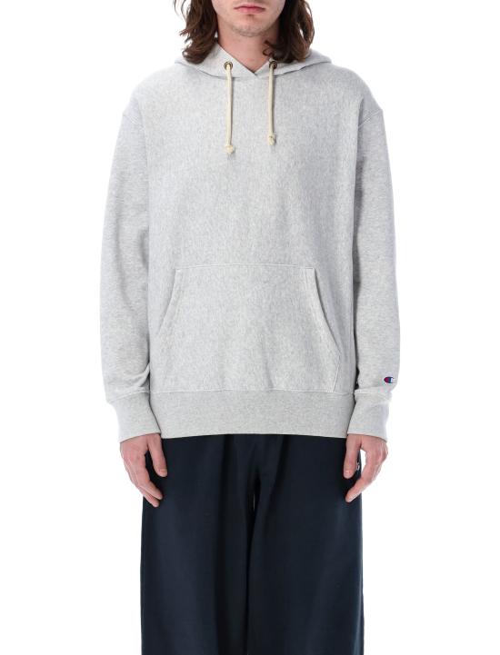 26FW 챔피온 리버스 웨이브 후드 티셔츠 222566 EM049 GREY MEL
