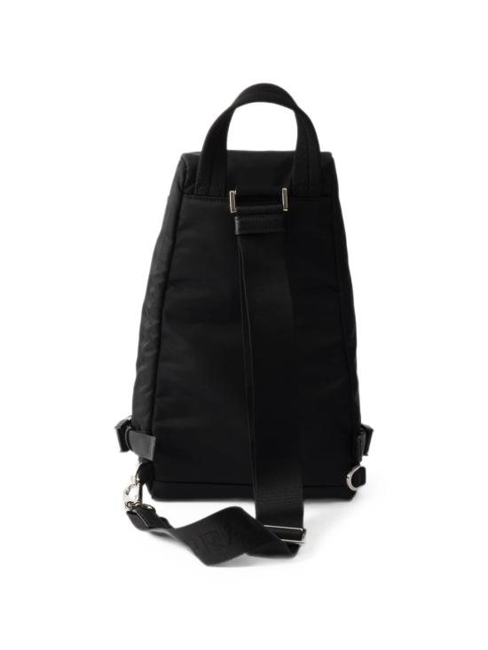 27SS 프라다 리나일론 사피아노 레더 백팩 리나일론 사피아노 레더 백팩 2VZ129VOOO2DMG F0002 BLACK - PRADA