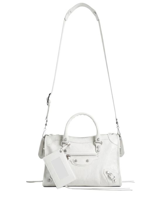26FW 발렌시아가 르 시티 백 스몰 8657622ACLR 9104 WHITE - BALENCIAGA
