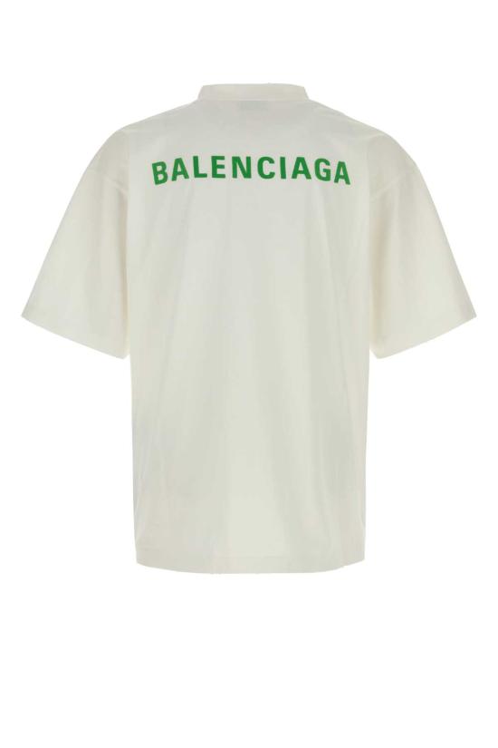 26FW 발렌시아가 백 티셔츠 미디움 핏 764235TTVJ1 9163 WHITE - BALENCIAGA