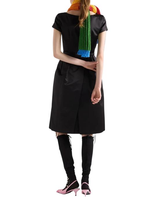 26FW 프라다 미디 원피스 P3T44X1653 F0002 BLACK - PRADA