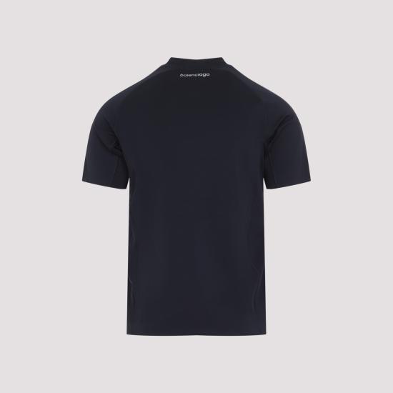 26FW 발렌시아가 테크웨어 쇼트 슬리브 티셔츠 A000NPTUVN7 8502 BLUE - BALENCIAGA
