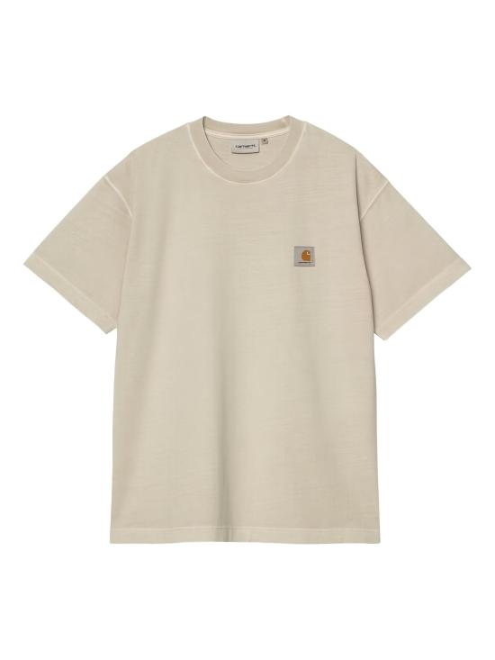 26FW 칼하트 WIP 숏슬리브 비스타 티셔츠 I030780CO 2LPGD WHITE