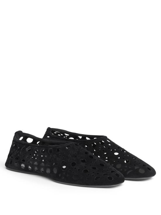 26FW 알라이아 플랫 슈즈 AA3A1039I236 999 BLACK - ALAIA