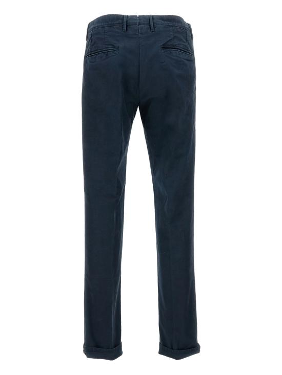 25FW 인코텍스 스트레이트 팬츠 18S1004611E 827 Navy blue - INCOTEX