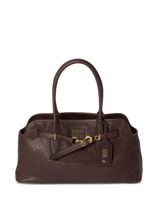 26SS 미우미우 토트백 5BG310OOO2BBL F0NBL BROWN